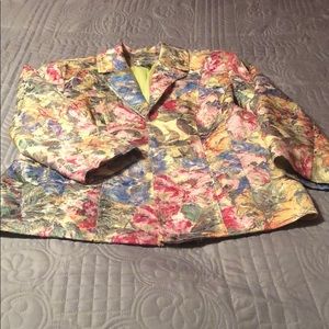 Chico’s floral jacket